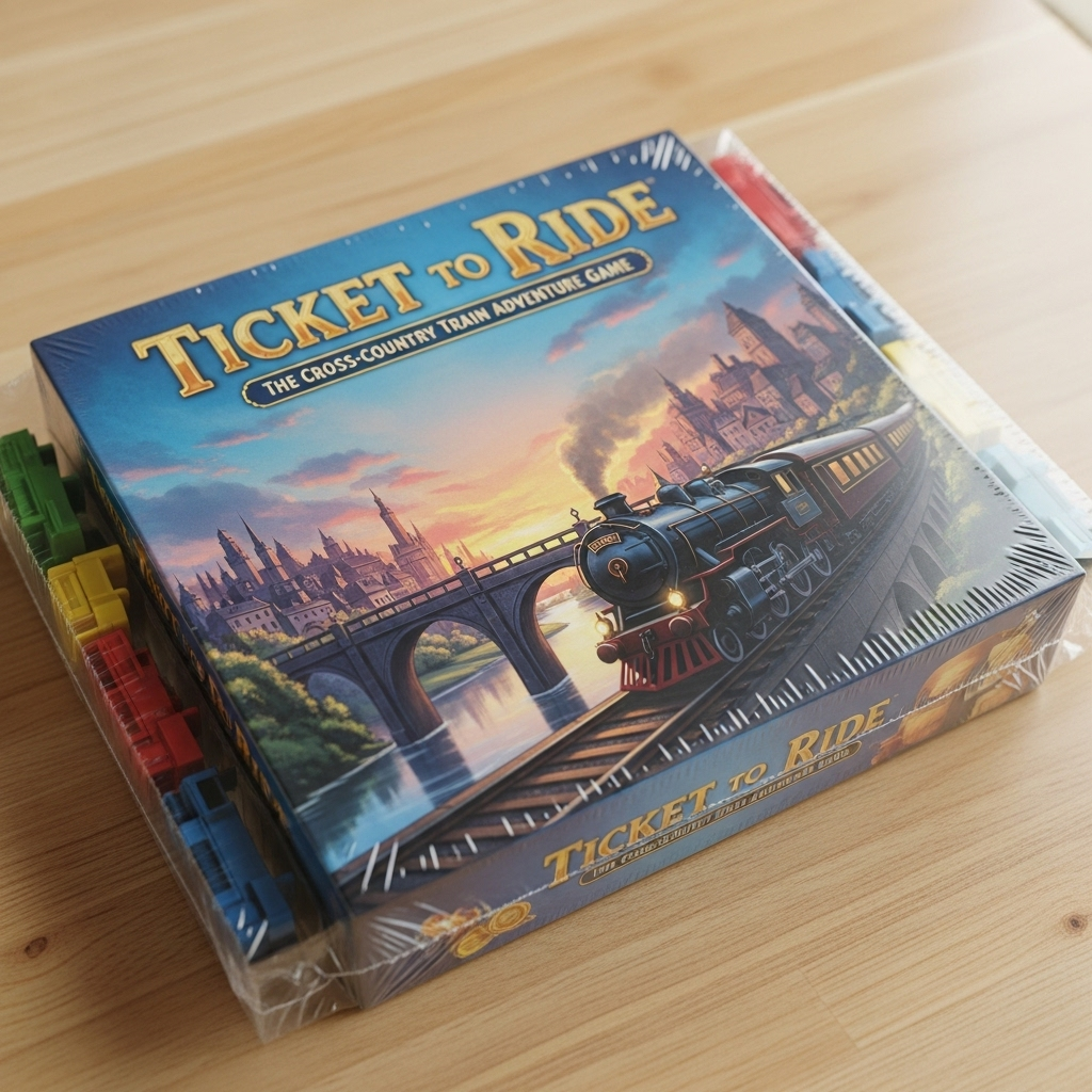 Caja del juego de mesa Ticket to Ride