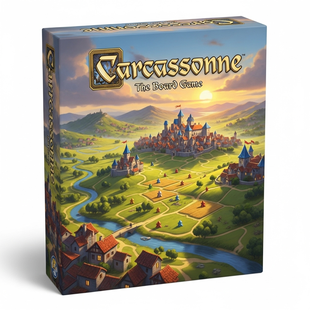 Caja del juego de mesa Carcassonne